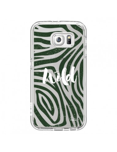 Coque Wild Zebre Jungle Transparente pour Samsung Galaxy S6 - Lolo Santo