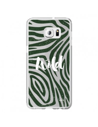 Coque Wild Zebre Jungle Transparente pour Samsung Galaxy S6 Edge Plus - Lolo Santo