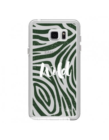 Coque Wild Zebre Jungle Transparente pour Samsung Galaxy Note 5 - Lolo Santo