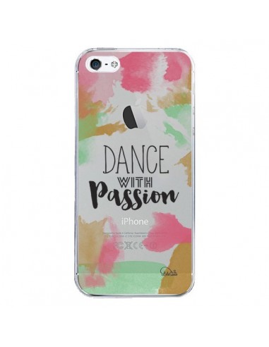 Coque iPhone 5/5S et SE Dance With Passion Transparente - Lolo Santo