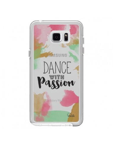 Coque Dance With Passion Transparente pour Samsung Galaxy Note 5 - Lolo Santo
