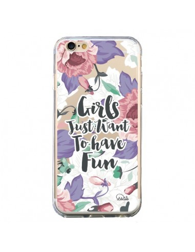 Coque iPhone 6 et 6S Girls Fun Transparente - Lolo Santo