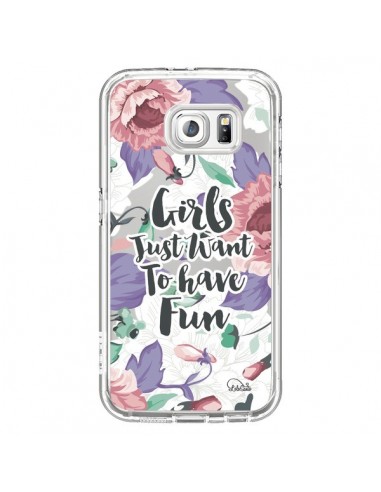 Coque Girls Fun Transparente pour Samsung Galaxy S6 - Lolo Santo
