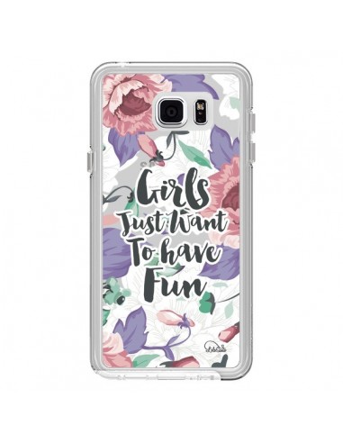 Coque Girls Fun Transparente pour Samsung Galaxy Note 5 - Lolo Santo