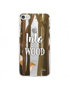 Coque iPhone 7/8 et SE 2020 Into The Wild Renard Bois...