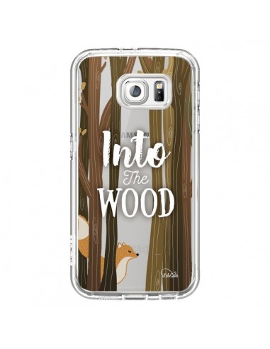 Coque Into The Wild Renard Bois Transparente pour Samsung Galaxy S6 - Lolo Santo