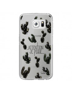 Coque Cactus Je Pique Transparente pour Samsung Galaxy S6...