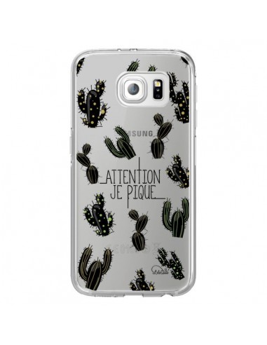 Coque Cactus Je Pique Transparente pour Samsung Galaxy S7 Edge - Lolo Santo