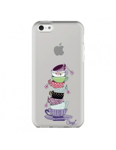Coque iPhone 5C Tasses de The Transparente - Chapo