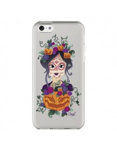 Coque iPhone 5C Femme Closed Eyes Santa Muerte...