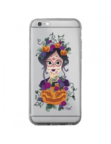 Coque iPhone 6 Plus et 6S Plus Femme Closed Eyes Santa Muerte Transparente - Chapo