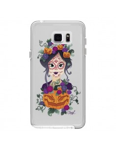 Coque Femme Closed Eyes Santa Muerte Transparente pour...