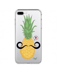 Coque iPhone 7 Plus et 8 Plus Ananas Moustache...