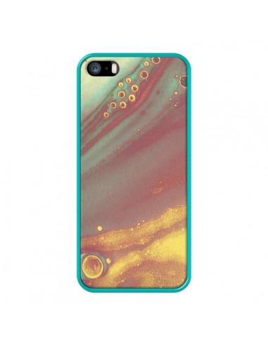Coque iPhone 5/5S et SE Cold Water Galaxy - Eleaxart