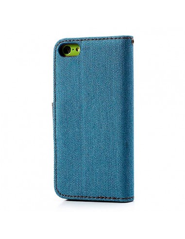 Etui Portefeuille en Jean pour iPhone 5/5S et SE