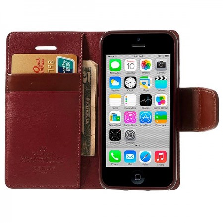 Etui Portefeuille Simili Cuir Luxe pour iPhone 5C Etui Portefeuille Simili Cuir Luxe pour iPhone 5C