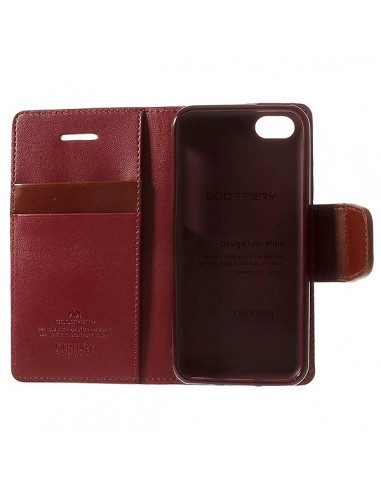 Etui Portefeuille Simili Cuir Luxe pour iPhone 5C