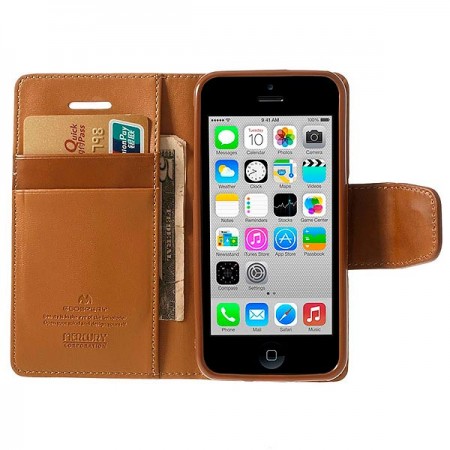 Etui Portefeuille Simili Cuir Luxe pour iPhone 5C Etui Portefeuille Simili Cuir Luxe pour iPhone 5C