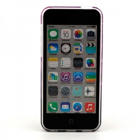 Coque Paillettes Ananas Transparente en silicone semi-rigide TPU pour iPhone 5C Coque Paillettes Ananas Transparente en silicone semi-rigide TPU pour iPhone 5C