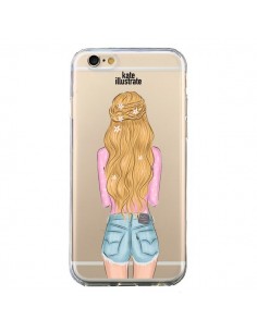Coque iPhone 6 et 6S Blonde Don't Care Transparente -...