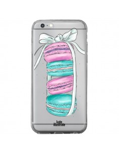 Coque iPhone 6 Plus et 6S Plus Macarons Pink Mint Rose...