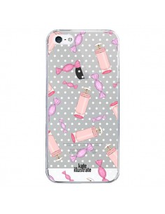 Coque iPhone 5/5S et SE Candy Bonbons Transparente -...