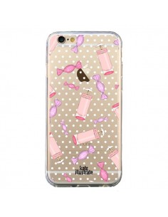 Coque iPhone 6 et 6S Candy Bonbons Transparente -...