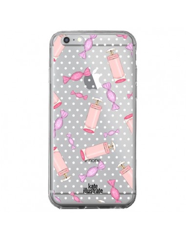 Coque iPhone 6 Plus et 6S Plus Candy Bonbons Transparente - kateillustrate