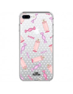 Coque iPhone 7 Plus et 8 Plus Candy Bonbons Transparente...