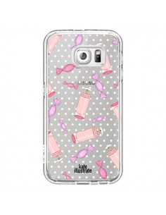 Coque Candy Bonbons Transparente pour Samsung Galaxy S6 -...