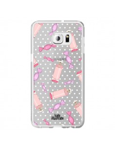 Coque Candy Bonbons Transparente pour Samsung Galaxy S6...