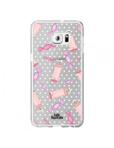 Coque Candy Bonbons Transparente pour Samsung Galaxy S6 Edge Plus - kateillustrate