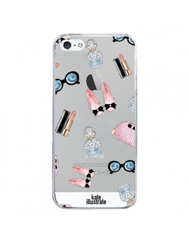 Coque iPhone 5/5S et SE Essential Beautiful Belle Essentiel Transparente - kateillustrate