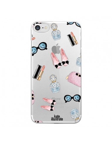 Coque iPhone 7/8 et SE 2020 Essential Beautiful Belle Essentiel Transparente - kateillustrate