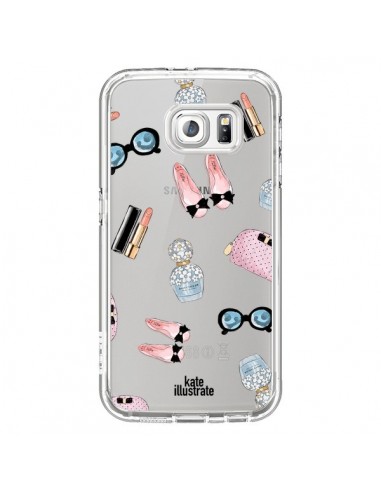 Coque Essential Beautiful Belle Essentiel Transparente pour Samsung Galaxy S6 - kateillustrate