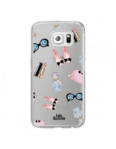 Coque Essential Beautiful Belle Essentiel Transparente pour Samsung Galaxy S6 Edge - kateillustrate