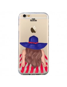 Coque iPhone 6 et 6S Beah Girl Fille Plage Transparente -...