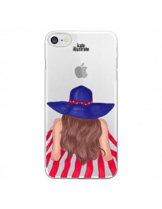 Coque iPhone 7/8 et SE 2020 Beah Girl Fille Plage...