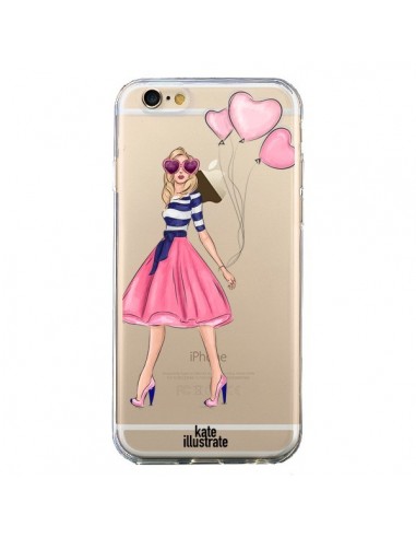 Coque iPhone 6 et 6S Legally Blonde Love Transparente - kateillustrate