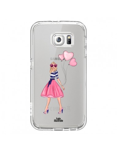 Coque Legally Blonde Love Transparente pour Samsung Galaxy S6 - kateillustrate