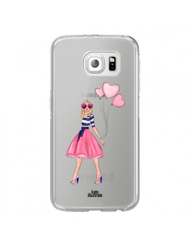 Coque Legally Blonde Love Transparente pour Samsung Galaxy S6 Edge - kateillustrate