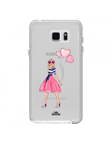 Coque Legally Blonde Love Transparente pour Samsung Galaxy Note 5 - kateillustrate