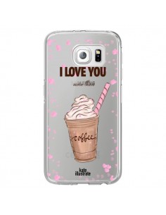 Coque I love you More Than Coffee Glace Amour...