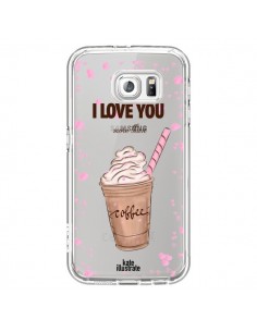 Coque I love you More Than Coffee Glace Amour...