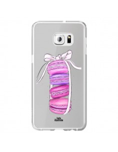 Coque Macarons Pink Purple Rose Violet Transparente pour...