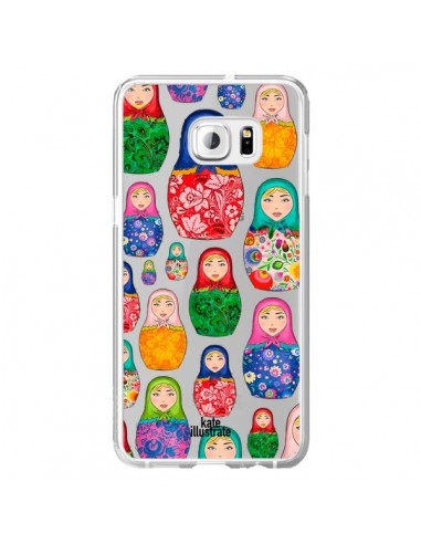 Coque Matryoshka Dolls Poupées Russes Transparente pour Samsung Galaxy S6 Edge Plus - kateillustrate