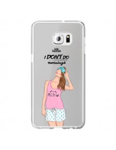 Coque I Don't Do Mornings Matin Transparente pour Samsung...