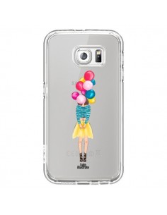 Coque Girls Balloons Ballons Fille Transparente pour...