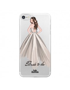 Coque iPhone 7/8 et SE 2020 Bride To Be Mariée Mariage...