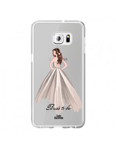 Coque Bride To Be Mariée Mariage Transparente pour Samsung Galaxy S6 Edge Plus - kateillustrate